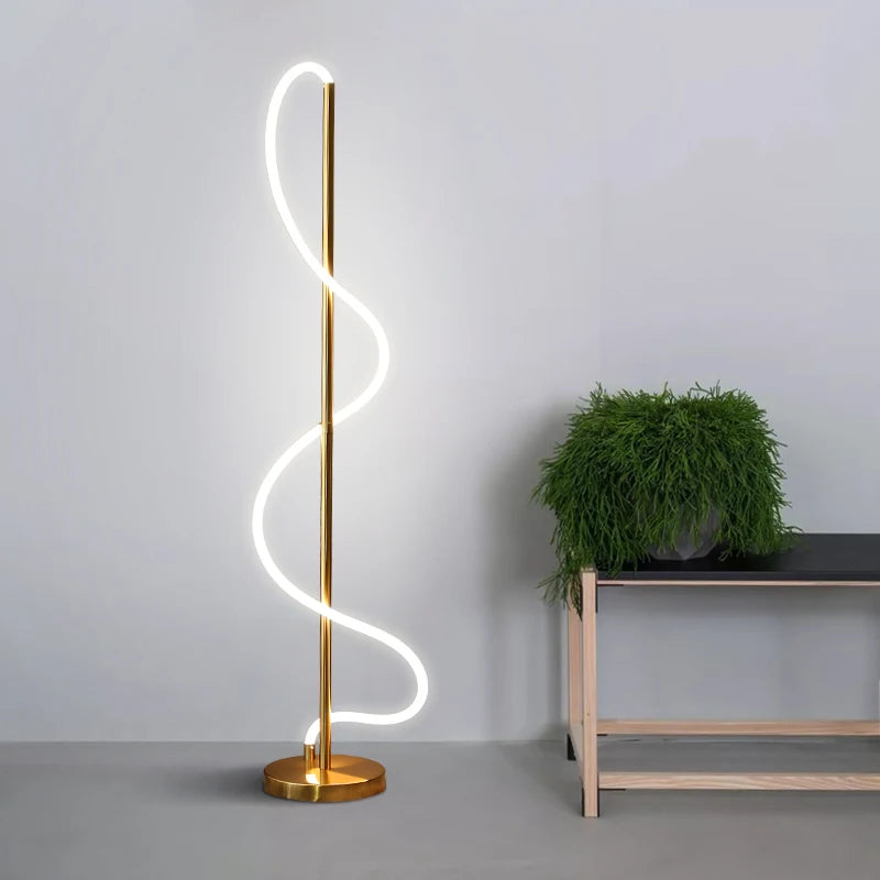 LED Postmodern Golden White Music Notes LED Lamp LED Light LED Floor Lamp Floor Light For Foyer Study Dinning Room Bedroom