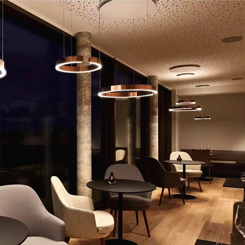 Nordic Halo Dimmable Pendant Lamp