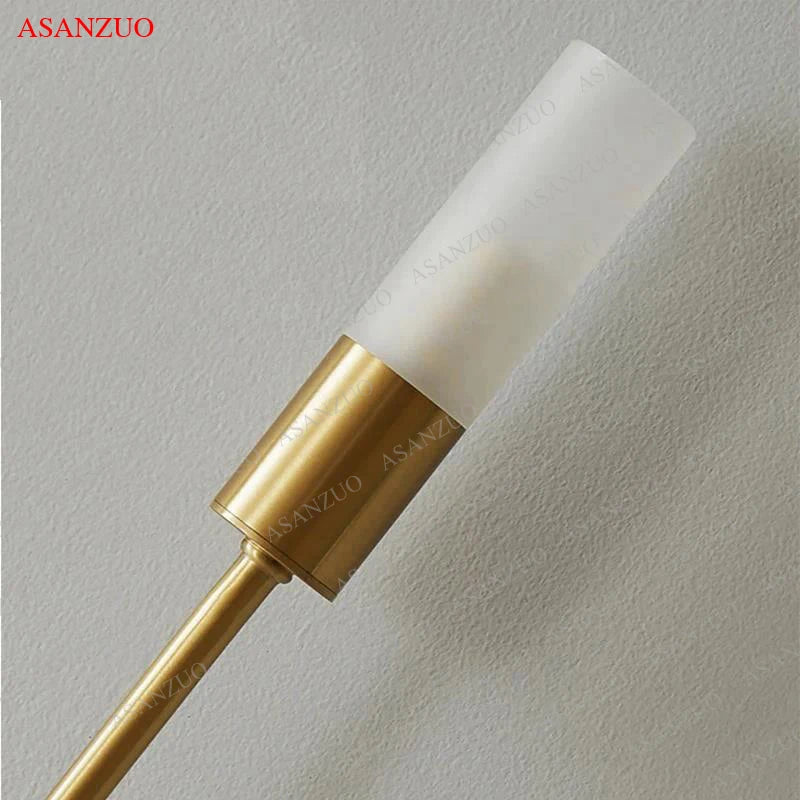 Modern LED Candlestick Wall Light Gold Indoor Decor Vanity Wall sconce Living Room Kitchen Hall Bedroom Long strip Wall lamps