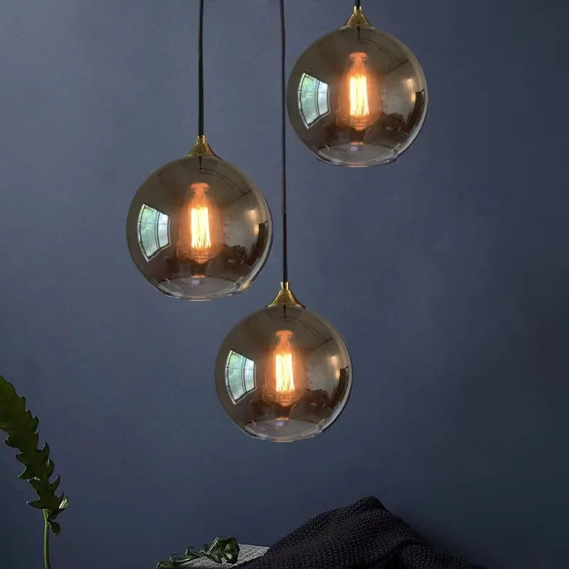 Nordic Modern Glass LED Pendant Light