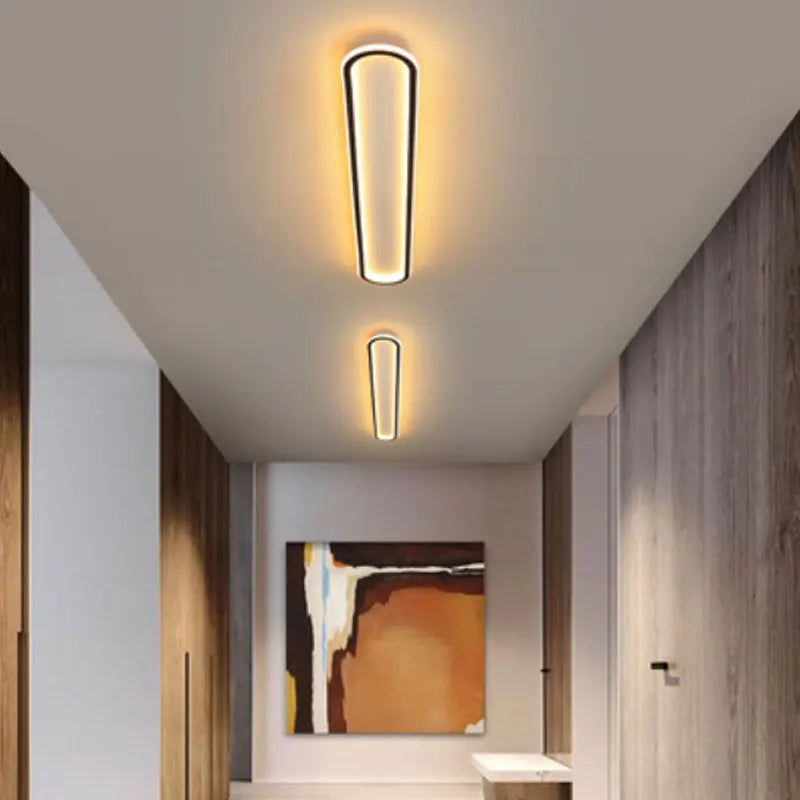 Hot selling aisle light rectangular simple modern LED ceiling light bedroom living room corridor light creative balcony light