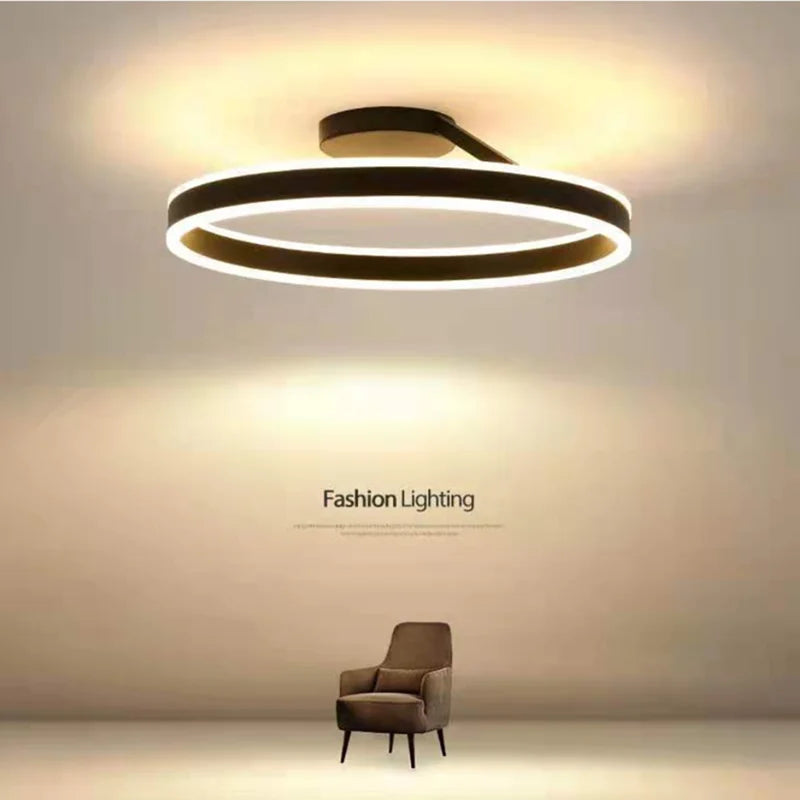 Modern Ring Led Ceiling Chandelier (Dimmable model available)