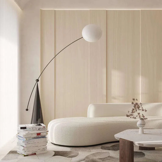 2023 Nordic Modern Creative Simple Fishing Floor Lamp Living Room Bedroom Study Hotel Lobby Art Decoration LED Remote Floor Lamp