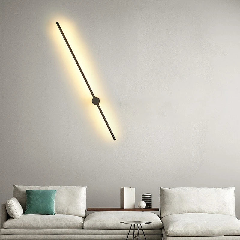 Modern Led Wall Lamp Fixture Wall Sconce Light Indoor Wall Light Living Room Bedroom Sofa background Wall Lamp Long Wall Lamp