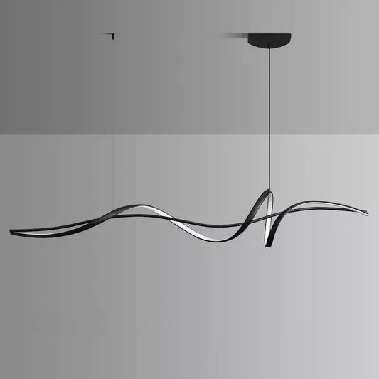 NEO Gleam Modern Led pendant lights for kitchen island bar Dining Room Matte Black Hanging Pendant Lamp Fixtures Free Shipping