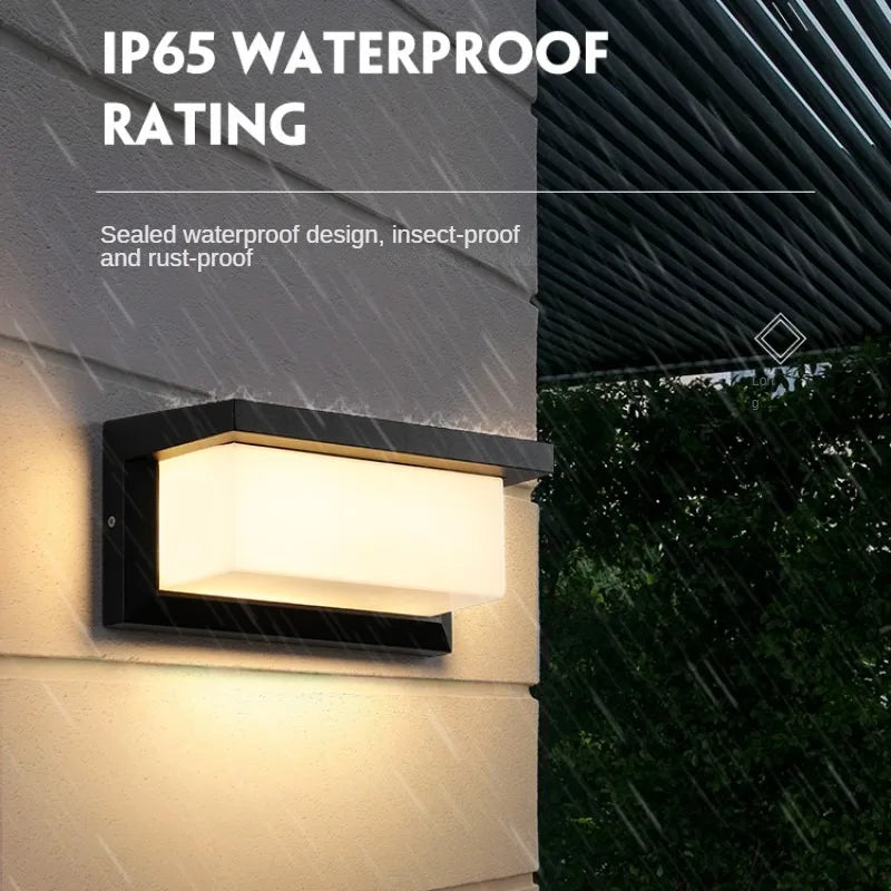 LED outdoor lights waterproof IP65 Motion Sensor light led outdoor wall light outdoor lighting AC85-265V outdoor wall lamp