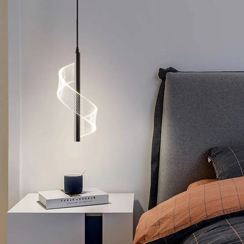 Nordic Spiral LED Pendant Light