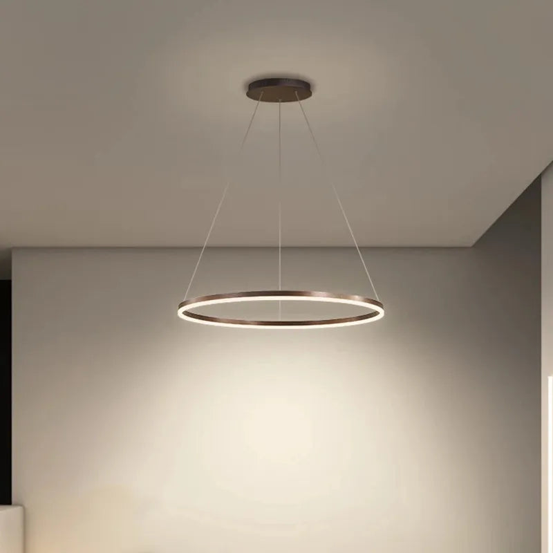 Modern Led Chandelier Circle Ring Ceiling Lamp Luster room decor For Bedroom Kitchen Dining Room Hanging Lamp Home Decoration